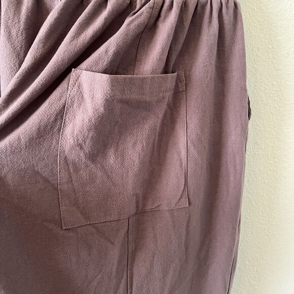 Kidoriman Kireina Jogger Pants L Purple Pull On Elastic Waist Lightweight Loose - Picture 11 of 16